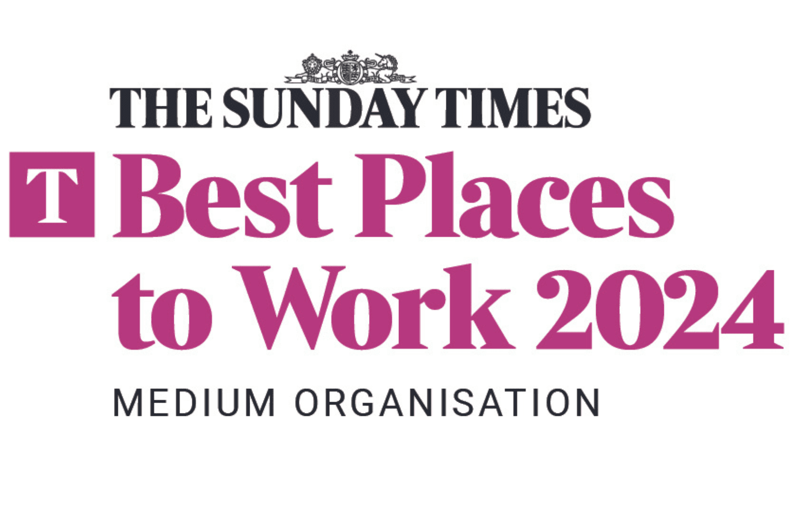 Sunday Times best place to work logo