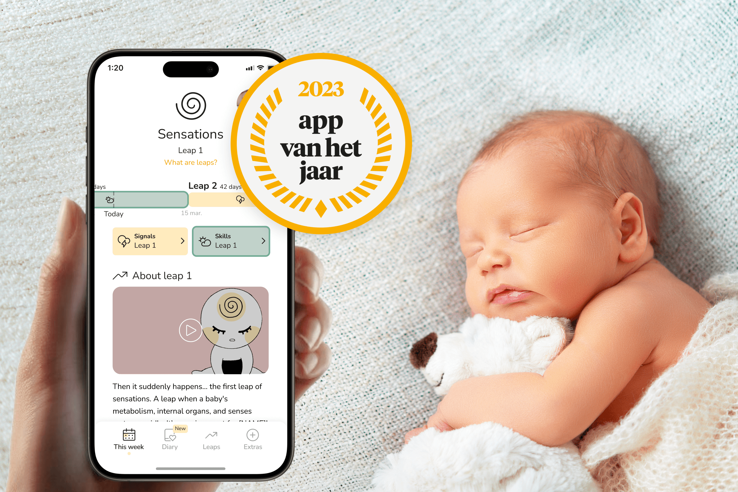 Oei, ik groei! beste App van het Jaar 2023