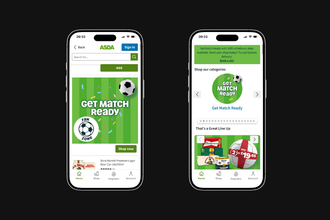 Asda football app images