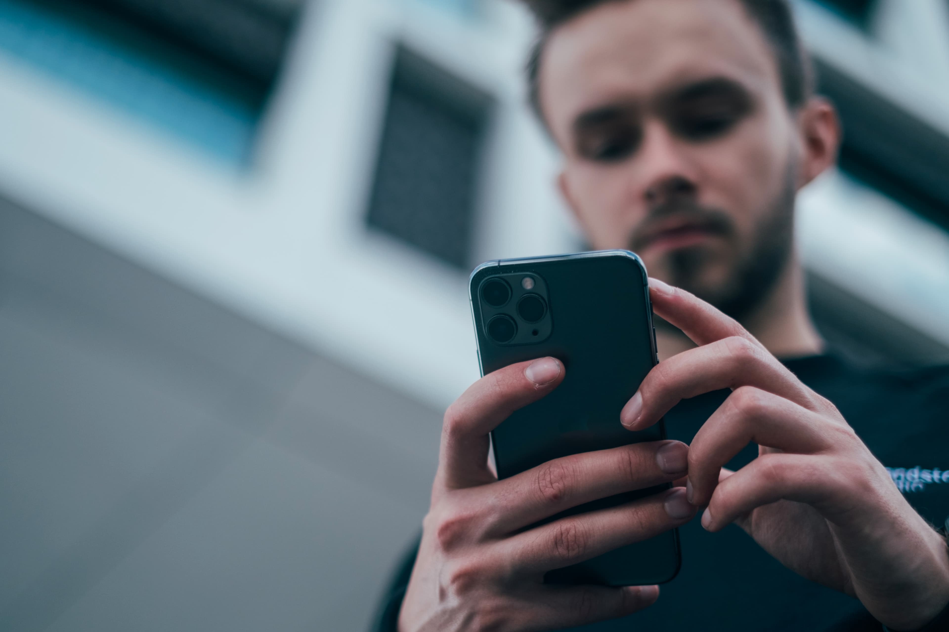 Close up of a mobile phone