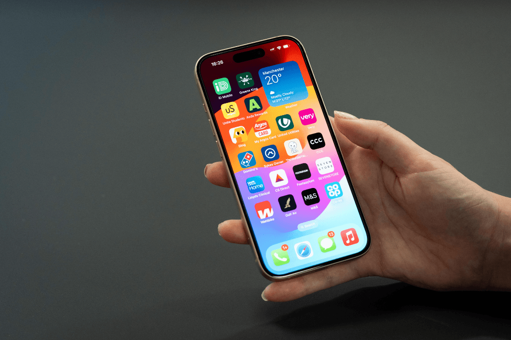 iphone in hand image