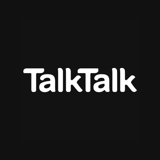 TalkTalk Black and white logo