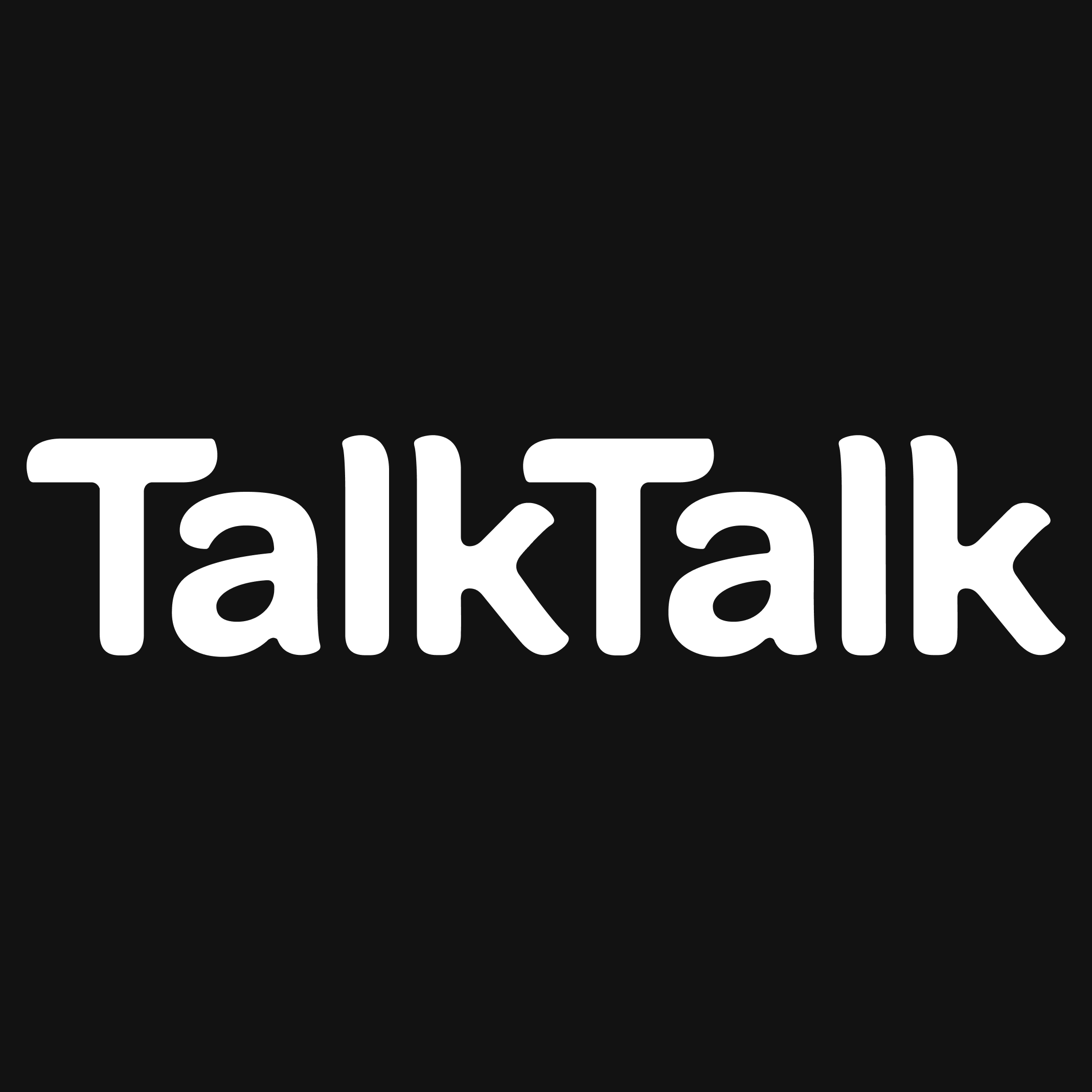 TalkTalk Black and white logo